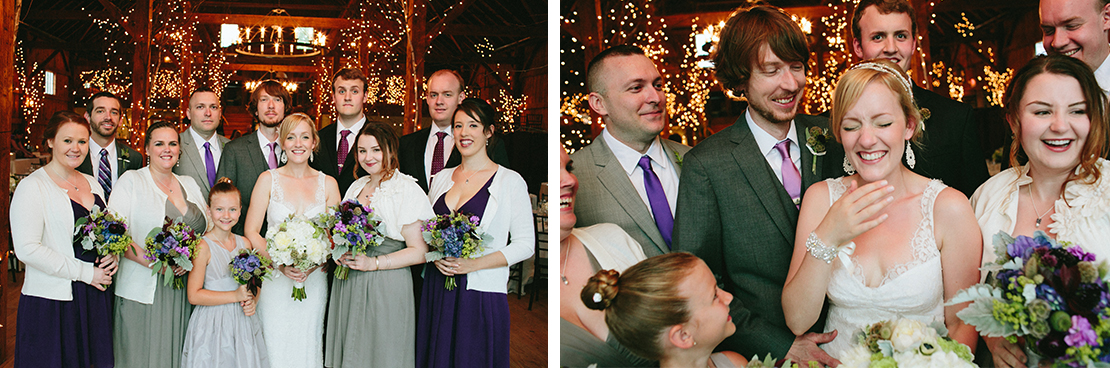20_bridal_party_laughing_indoor_portrait_barn_lang_farm_vermont_wedding