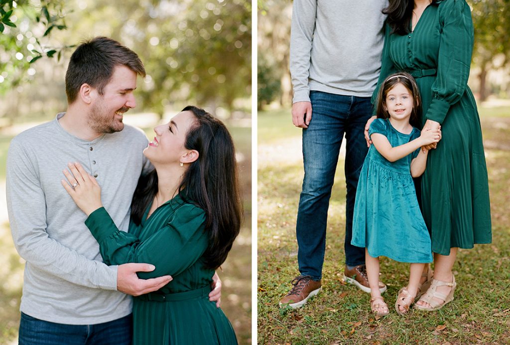 Film Family Photography Session by Heidi Vail in Winter Park Florida at Mead Botanical Gardens