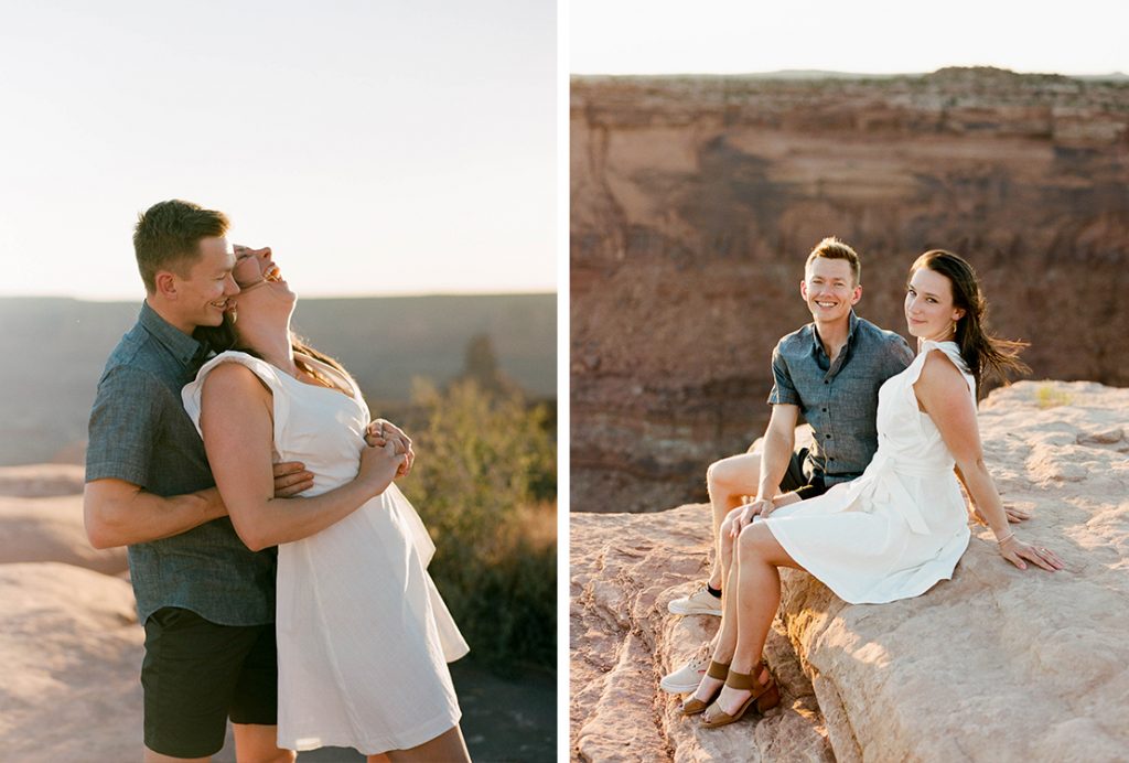 Dead Horse Point State Engagement Session by Heidi Vail Moab Utah Photography