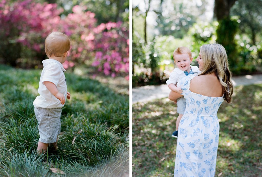 Spring Motherhood Session with Heidi Vail Photography at Leu Gardens in Orlando Florida