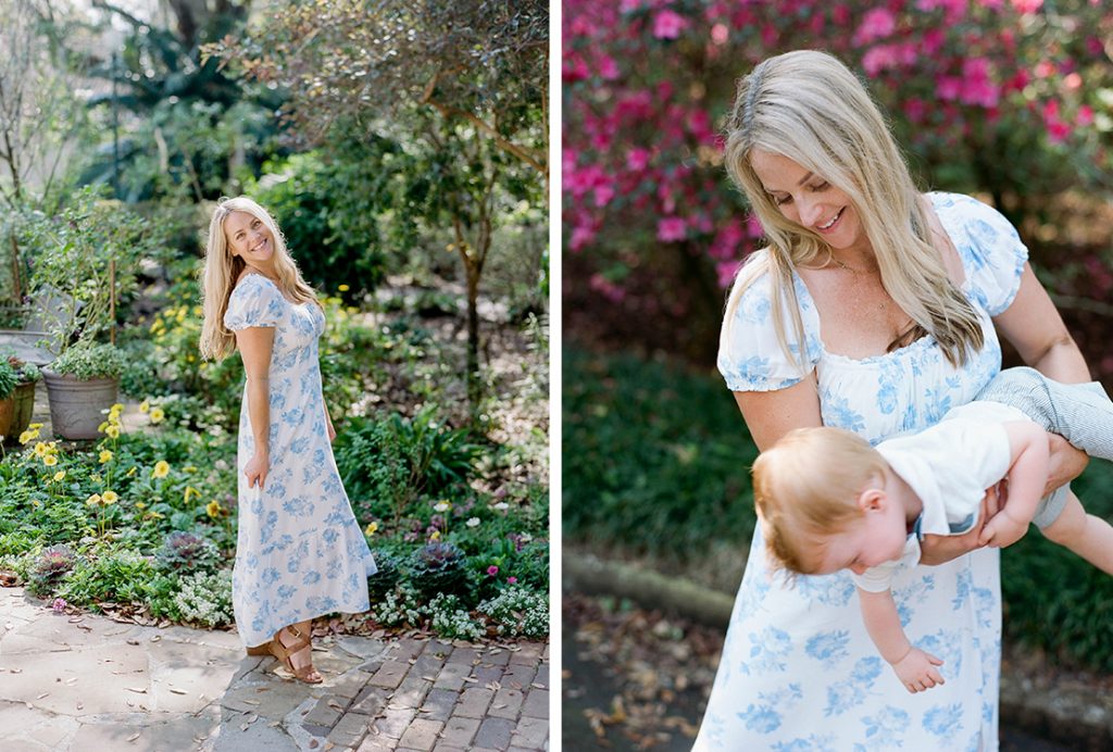 Spring Motherhood Session by Heidi Vail Photography at Leu Gardens in Central Florida